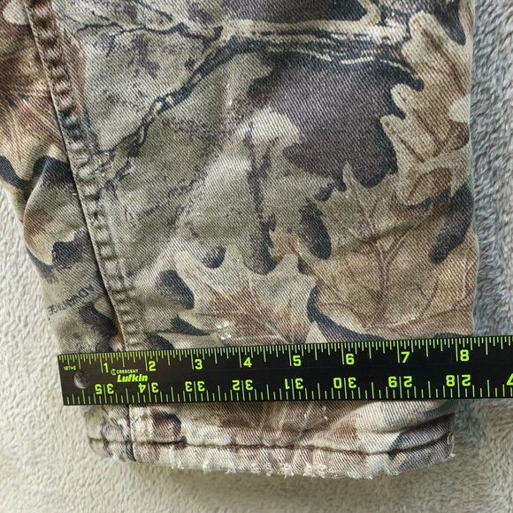 Vintage Wrangler Men's Flannel Lined Jeans Size 36x32 Camouflage Hunting Outdoor - Picture 4 of 16